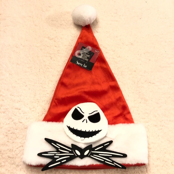 Disney Other - NWT Nightmare before Christmas Santa hat